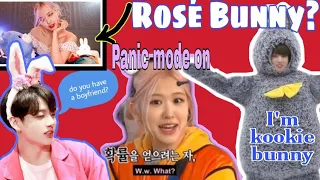 Rosekook❤️ Rosé Bunny?, "When someone ask rose abt her boyfriend"