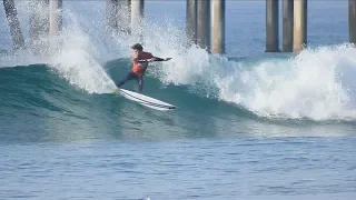 Surfing HB Pier | February 11th | 2018 (RAW)