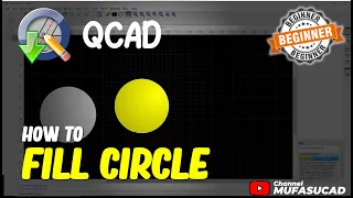 QCAD How To Fill Circle