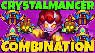 Crystalmancer Is The BEST Support+DPS? - Crystalmancer Combo - Rush Royale