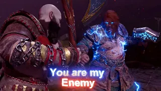 Kratos vs Thor / Edit You are my Enemy #edit #godofwar #music #godofwarragnarok #thor #kratos #fight