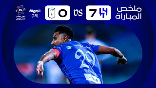 ملخص مباراة الهلال x أبها - الجولة الثامنة عشرة - دوري روشن 2023-2024