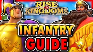 BEST Legendary INFANTRY Investment Order for F2P! Rise of Kingdoms Infantry Guide - Best Commanders