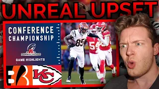 FALCONS AGAIN!? (Swedish Dude Reacts to Bengals vs. Chiefs AFC Championship Highlights | NFL 2021)