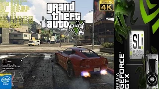 Grand Theft Auto V Ultra Settings 4K | GTX 1080 SLI | i7 5960X 4.5GHz