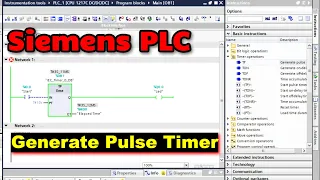 Generate Pulse Timer in PLC - TP Timer Instruction - Siemens Tia