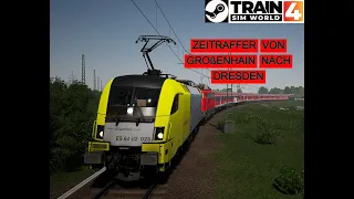 ZEITRAFFER GROßENHAIN NACH DRESDEN HBF TRAIN SIM WORLD 4 BR 182 + n-WAGEN #trainsimworld4 #gaming
