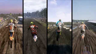 MXGP vs MXGP 2 vs MXGP 3 vs MXGP PRO - Gameplay Comparison HD