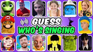 GUESS MEME & WHO'S SINGING🎤🎵🔥Lay Lay,King Ferran,Salish Matter,MrBeast,Elsa,Gegagedigedagedago,Tenge