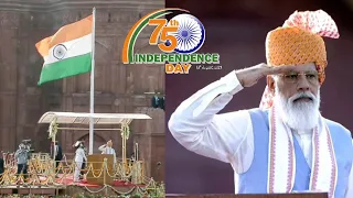PM Modi Flag Hoisting At Red Fort | 75th Independence Day