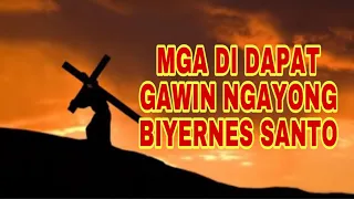 HUWAG MONG GAWIN NGAYONG BIYERNES SANTO MAMALASIN KA | GIO AND GWEN LUCK AND MONEY CHANNEL