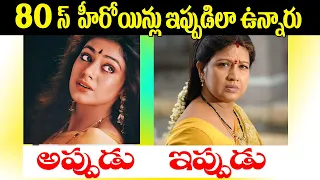 80's Heroines Then and Now | 1980's Actresses Now and Then Tollywood | Telugu NotOut