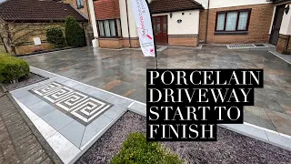 How to Install a Porcelain Driveway from Start to Finish: Tips and Tricks.#porcelain #driveway