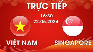 🔴U18 VIỆT NAM - U18 SINGAPORE | U18 ĐÔNG NAM Á | CẠNH TRANH KHỐC LIỆT VỚI ĐẢO QUỐC SƯ TỬ