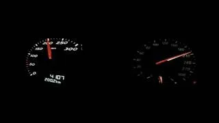 Cayman R vs BMW 1M 0-270 km/h