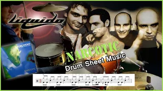 NARCOTIC - Liquido Drum COVER + PDF Transcription