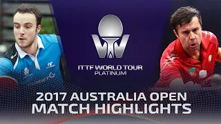 Simon Gauzy vs Vladimir Samsonov (HD Highlights) | 2017 ITTF World Tour Australia Open
