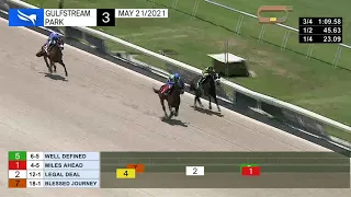 Gulfstream Park May 21, 2021 Race 3