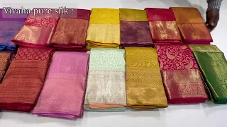 The Chennai Silks Vivahah wedding silk sarees Pure Zari Silk Sarees | High Demand Colours