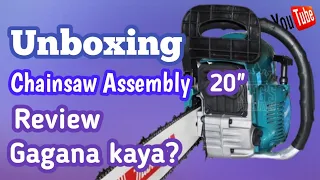 How to Assemble Makita Chainsaw 20" | Makita Chainsaw Testing and Review | Unboxing Makita chainsaw