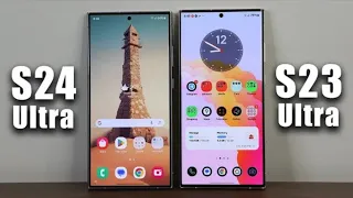 Samsung Galaxy S23 Ultra vs S24 Ultra Comparison Test