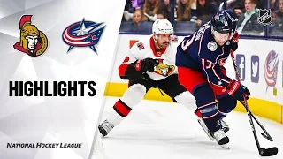 NHL Highlights | Senators @ Blue Jackets 11/25/19