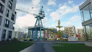 Offenbach Walk | Blue crane (Blauer Kran) to Kaiserleibrücke (Kaiserlei Bridge)