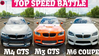 Forza Horizon 4 Top Fastest BMW Cars  - M4 Gts vs M3 Gts vs M6 Coupe