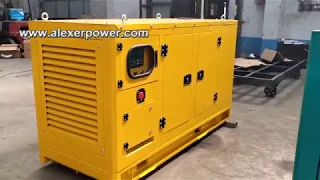 Weichai Ricardo 30kw diesel generator super silent soundproof cabin with smartgen automatic controll