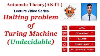 Halting problem of Turing Machine | Undecidable problem | Unsolvable problem |Automata | TOC