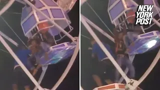 Ferris wheel malfunction sends family tumbling out of ride