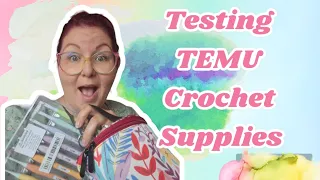 Testing TEMU crochet supplies - Under £10 crochet supplies!