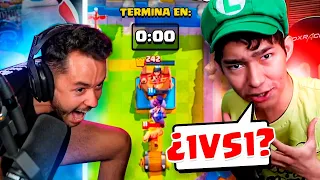 LA PARTIDA MÁS ÉPICA DE MI VIDA Y ME RETA FERNANFLOO A 1VS1 EN CLASH ROYALE - TheGrefg