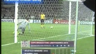 Atletico Mineiro 2 Olimpia de Paraguay 0 (4-3) (Relato Mariano Closs) Copa Libertadores 2013