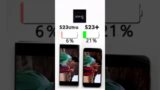 Samsung Galaxy S23+ vs. S23 Ultra Battery Test🔋Full video on my channel 🤝🏼