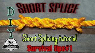 How to make a Short Splice/Paano mag Dugtong ng lubid