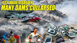 Many DAMS are broken in China! CCP created disaster when the Flood came | China flood | 3 gorges dam