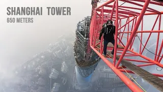climbing highest tower in the world 650 meters High.