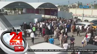 Rafah Border crossing sa side ng Gaza, binuksan na; ilang dual citizen, banyaga, at... | 24 Oras