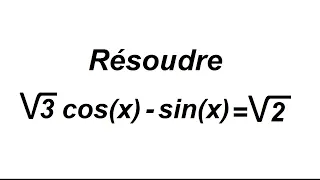 Équation trigonométrique - astuce de transformation