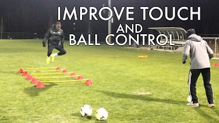 Soccer Drills to Improve Footwork and Ball Control - Plus Coach vs Player Challenge!
