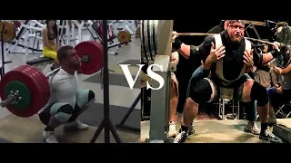 ТА ПРИСЕД против ЛИФТЕРСКОГО ПРИСЕДА / OLYMPIC SQUATS VS POWERLIFTING SQUATS