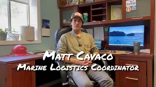 GTKGSO: Matt Cavaco, marine logistics coordinator