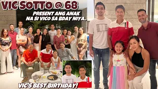 VIC SOTTO 68TH BIRTHDAY NANDITO SI VICO ❤️ ANG SAYA NI TATAY VIC SA SIMPLENG HANDA NIYA