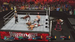 WWE 2K24 Seth Rollins vs Shawn Michaels vs Cody Rhodes vs Orton vs Sheamus EXTREME RULES Online