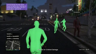 Green Gang Jumping purple