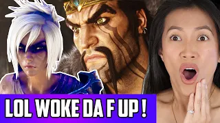 League Of Legends - Awaken Cinematic Reaction | Ft Valerie Broussard! Riot Woke! Good Morning LOL!