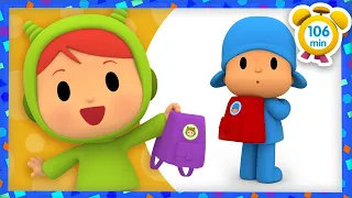 🎒 POCOYO in ENGLISH -School Bags [ 106 minutes ] | Full Episodes | VIDEOS and CARTOONS for KIDS