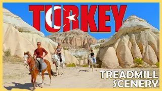 Stunning Cappadocia | Treadmill Workout Scenery | Virtual Running Videos | 1 Hour Virtual Run Turkey