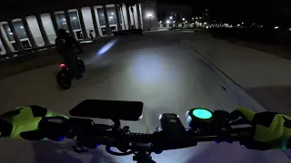 Sunday nite cruise through town with some fellow PEV riders (Part 2) | Downtown Jacksonville, FL